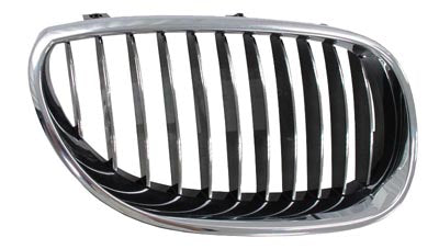 BMW 5 SERIES E60  2003-2010 SALOON Grille Chrome Black W/Chrome Frame Right Hand