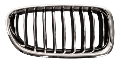 BMW 5 SERIES F10  2010-2016 SALOON Grille Chrome With Chrome Slats, Black Inside Right Hand