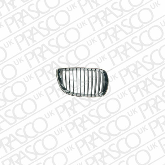 BMW 1 SERIES E81/ E87 2006-2010 HATCHBACK Grille Black Slats With Chrome Surround Right Hand 5 Door