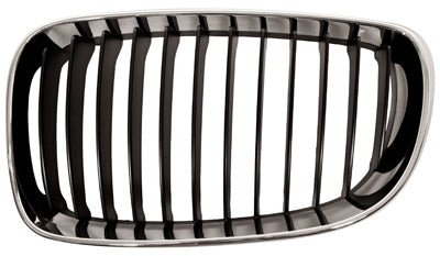 BMW 1 SERIES E81/ E87 2003-2006 HATCHBACK Grille Black Slats With Chrome Surround Left Hand