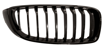 BMW 4 SERIES F33 2013- CONVERTIBLE Front Grille Gloss Black Right Hand (M Sport Models)