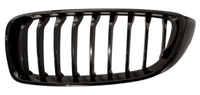 BMW 4 SERIES F33 2013- CONVERTIBLE Front Grille Gloss Black Left Hand (M Sport Models)