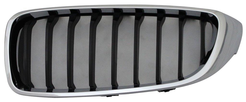 BMW 4 SERIES F33 2013- CONVERTIBLE Front Grille Chrome/Black Left Hand (M Sport Models)