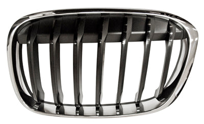 BMW X1 F48  2015- ESTATE Front Grille Chrome/Black Left Hand