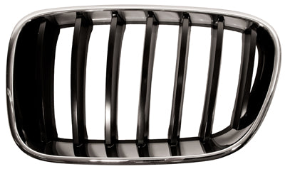 BMW X3 F25  2010-2017 MPV Front Grille Chrome Surround Black Slats Left Hand