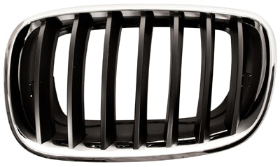 BMW X5 2006-2012 MPV Grille Black With Chrome Trim Left Hand