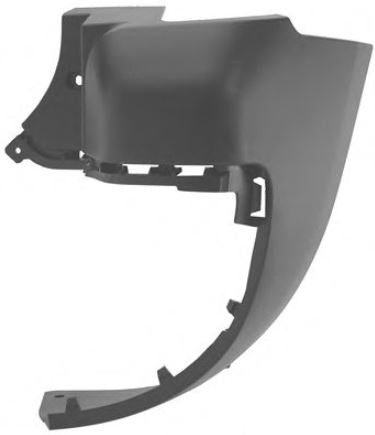 PEUGEOT PARTNER TEPEE 2008- MPV Rear Bumper End Cap Black (SWB Models/Twin Door) Right Hand