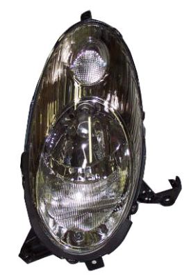 NISSAN MICRA III 2002-2010 HATCHBACK Headlight Black Left Hand