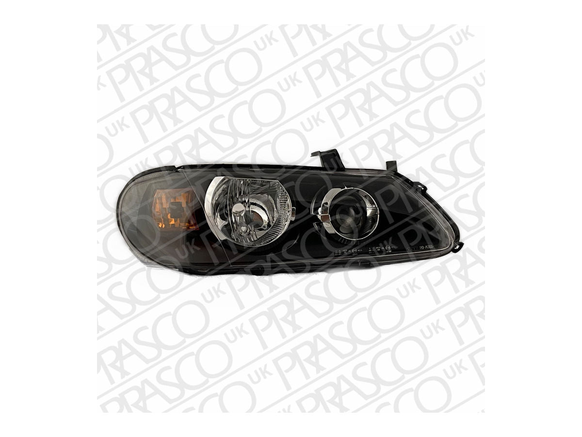 NISSAN ALMERA MK II 2000- SALOON Headlight Electric Right Hand Black Backing