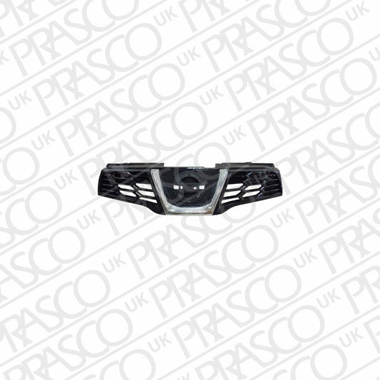 NISSAN QASHQAI / QASHQAI +2 I 2006-2013 MPV Grille Black With Chrome Moulding Not For Vehicles With Front Camera Fitted