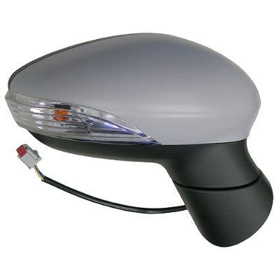 FORD FIESTA MK VI 2008-2017 Door Mirror Electric Heated Black With Lamp Right Hand 6 Pin