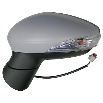 FORD FIESTA MK VI 2008-2017 Door Mirror Electric Heated Black With Lamp Left Hand 6 Pin