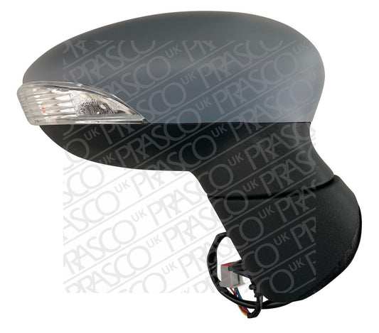 FORD FIESTA MK VI 2008-2017 Door Mirror Electric Manual Fold Primed 10H/5P Right Hand