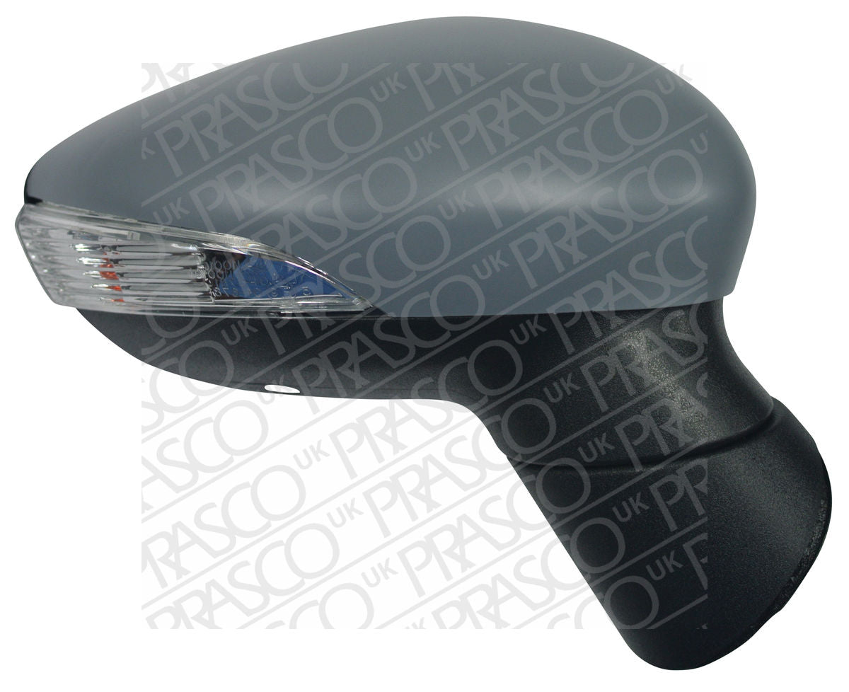 FORD FIESTA MK VI 2008-2017 Door Mirror Electric Heated Primed With Indicator With Puddle Lamp Power Fold 10 Pins Right Hand