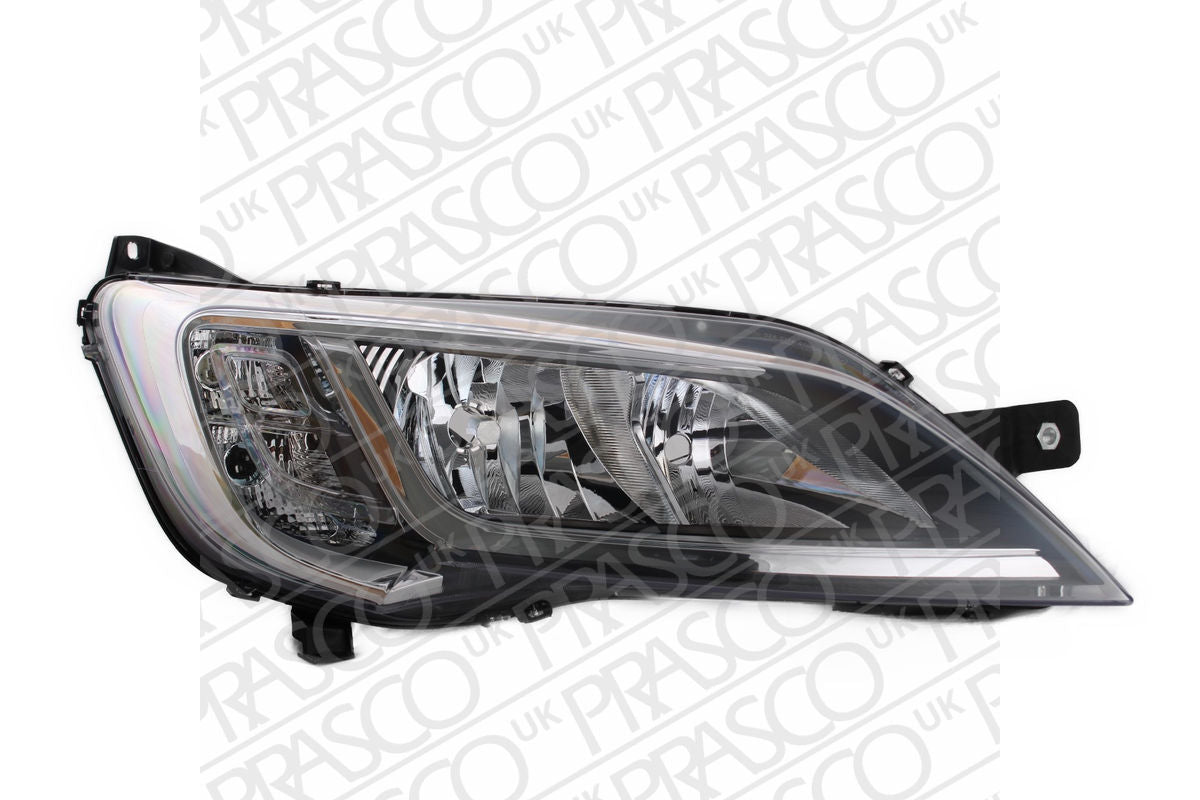 PEUGEOT BOXER 2006- PLATFORM/CHASSIS Headlight Chrome With Halogen DRL Right Hand