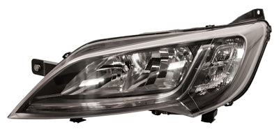 PEUGEOT BOXER 2006- PLATFORM/CHASSIS Headlight Black With Halogen DRL Left Hand