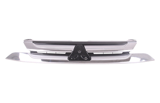 MITSUBISHI OUTLANDER III 2012- MPV Front Grille Gloss Black With Chrome Moulding