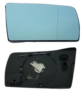 MERCEDES-BENZ C-CLASS 1993-2000 SALOON Door Mirror Glass Heated Blue Left Hand