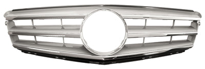 MERCEDES-BENZ C-CLASS 2007-2014 SALOON Grille Complete Without Badge (Sport Models Not Coupe)