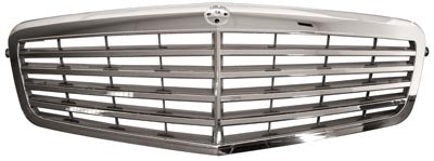 MERCEDES-BENZ E-CLASS 2009-2016 ESTATE Grille Chrome/Silver Avantgarde 3 Moulding