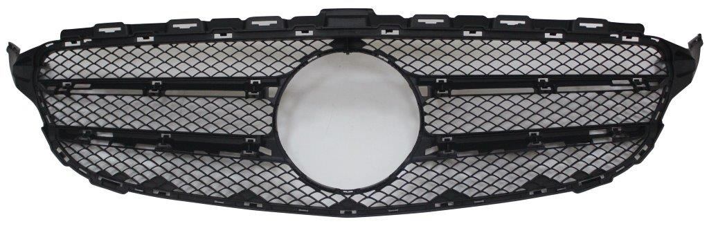 MERCEDES-BENZ C-CLASS 2013- SALOON Front Grille Black Without Night View