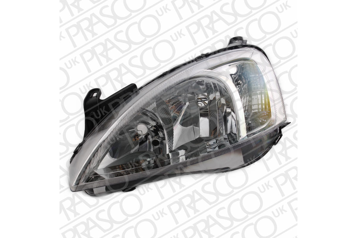 VAUXHALL CORSAVAN MK II (C) 2000-2006 BOX Headlight Left Hand 02>04 Clear Lens H7+H7 Bulbs