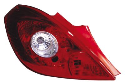 VAUXHALL CORSAVAN MK III (D) 2006-2014 BOX Rear Light (3 Door Models) Left Hand