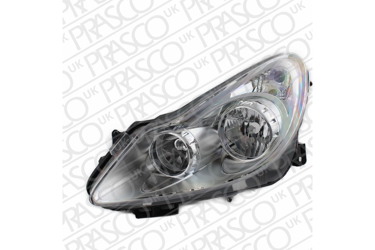 VAUXHALL CORSAVAN MK III (D) 2006-2014 BOX Headlight Silver Left Hand