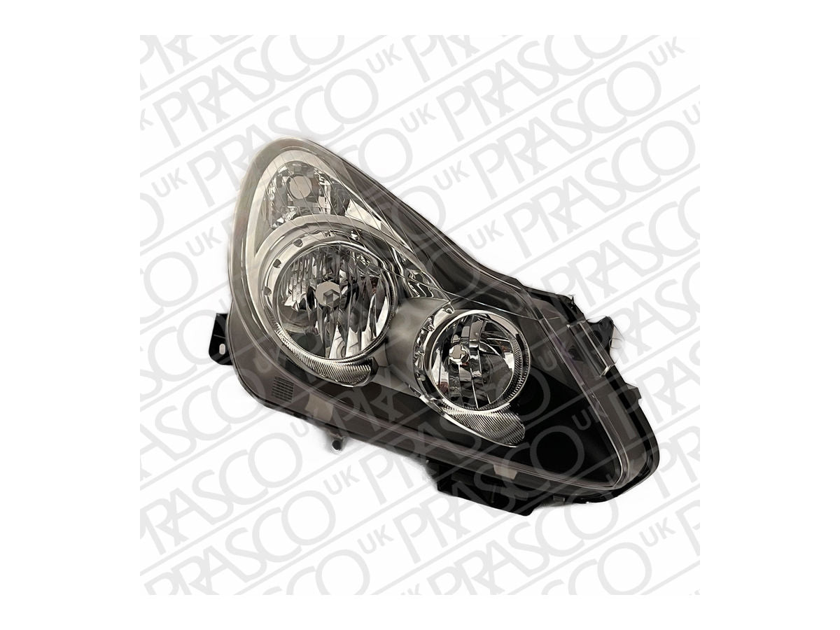 VAUXHALL CORSAVAN MK III (D) 2006-2014 BOX Headlight Black Vxr / Sxi / Sri Right Hand