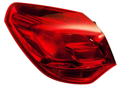 VAUXHALL ASTRA MK VI (J) 2009-2015 HATCHBACK Rear Light Outer Red Left Hand