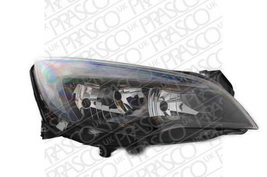 VAUXHALL ASTRA MK VI (J) 2009-2015 HATCHBACK Headlight Halogen Black Right Hand