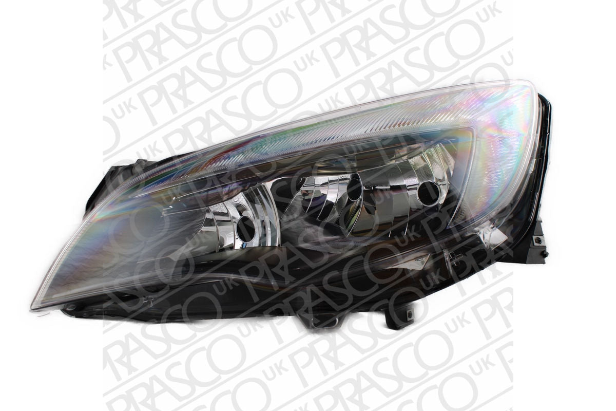 VAUXHALL ASTRA MK VI (J) 2009-2015 HATCHBACK Headlight Black With Halogen DRL Black Left Hand