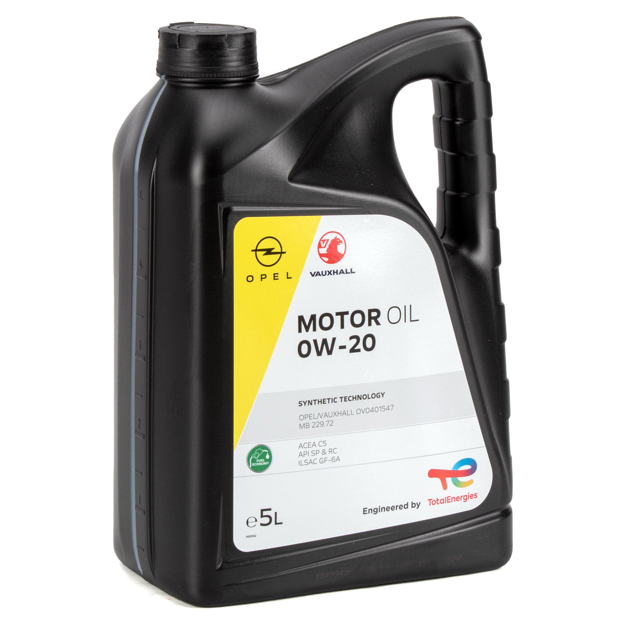 Genuine Vauxhall 0W-20 Longlife Engine Oil 5L