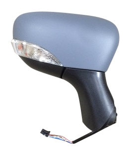 RENAULT CAPTUR 2013- Door Mirror Electric Heated Primed With Side Repeater Right Hand