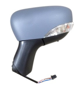 RENAULT CAPTUR 2013- Door Mirror Electric Heated Primed With Side Repeater Left Hand