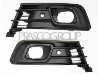 RENAULT CAPTUR 2013- Front Bumper Grille Set With Fog Hole With PDC Hole