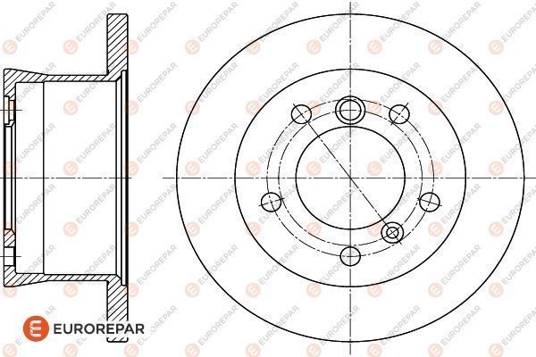 Brake Disc OEM (EUROREPAR) 1618884080