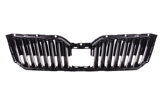 SKODA SUPERB III 2015- HATCHBACK Front Grille Painted Black With Active Cruise Control