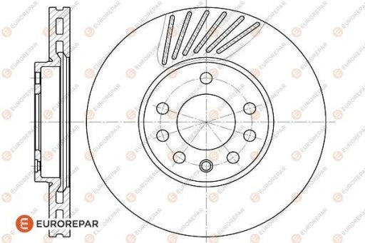 Brake Disc OEM (EUROREPAR) 1618876780