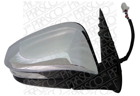 TOYOTA HILUX (VIGO) VII 2004- PICKUP Door Mirror With Lamp Electric Chrome Right Hand