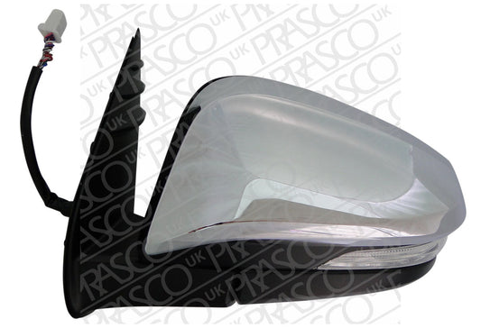 TOYOTA HILUX (VIGO) VII 2004- PICKUP Door Mirror With Lamp Electric Chrome Left Hand