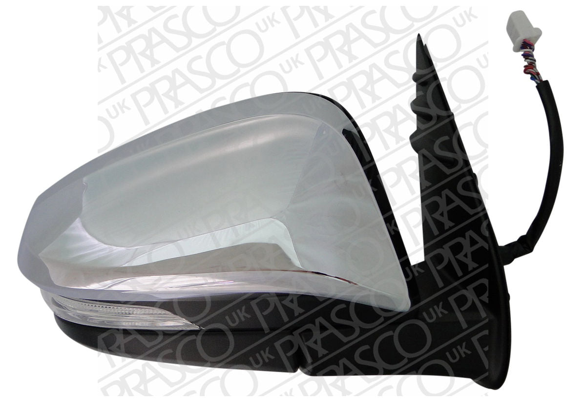 TOYOTA HILUX VIII 2015- PICKUP Door Mirror Electric With Lamp Chrome Right Hand