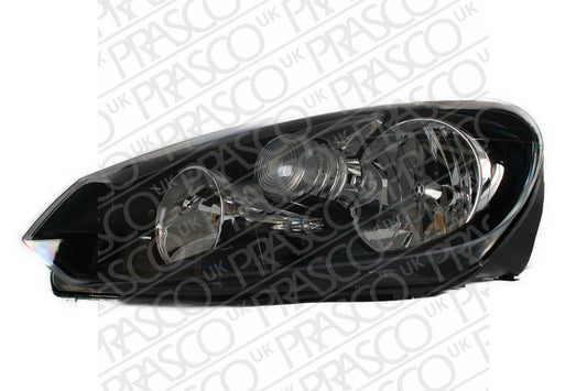 VW GOLF MK 6 2008-2013 HATCHBACK Headlight Electric Including Motor Left Hand