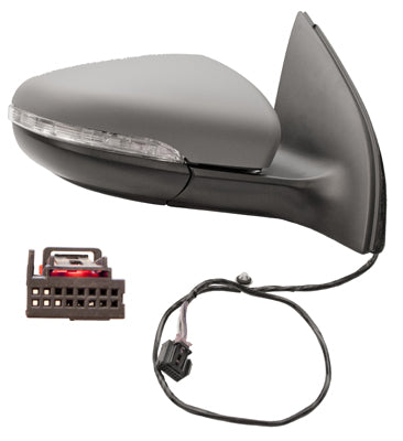 VW GOLF MK 6 2008-2013 HATCHBACK Door Mirror Electric Heated Primed (Not Cabriolet Models) Right Hand