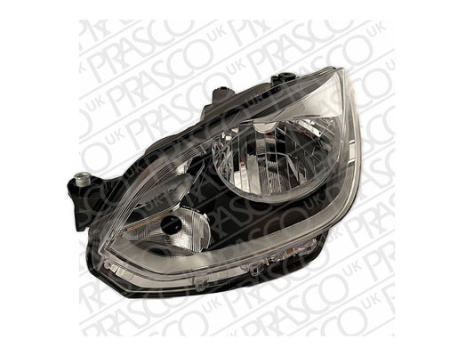 VW UP 2011- HATCHBACK Headlight With Chrome Trim Left Hand