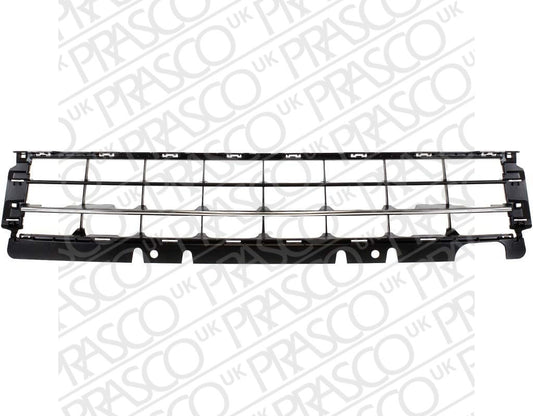 VW BEETLE 2011- CONVERTIBLE Front Bumper Grille With Chrome Moulding