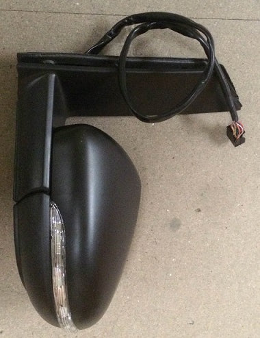 VW TOURAN 2010-2015 MPV Door Mirror Electric Heated Primed Left Hand Power Fold Inc Puddle Lamp