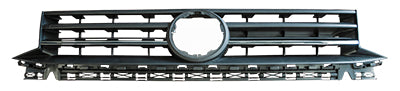 VW CADDY IV 2015- KOMBI Front Grille Black With Single Chrome Strip