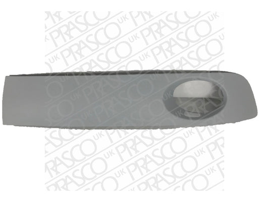 VW TRANSPORTER T5 / T5.1 MK V 2003-2015 Front Bumper Grille Light Grey With Spotlight Hole Left Hand