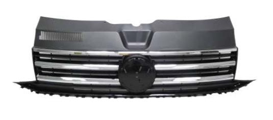 VW TRANSPORTER / CARAVELLE MK VI 2015- MINI BUS Front Grille Black With Chrome Moulding